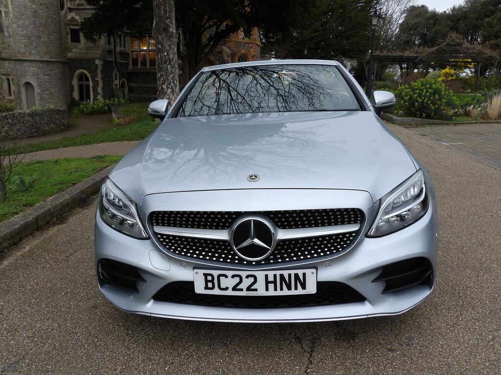 Mercedes-Benz C Class 1.5 C200 Mhev Amg Line Edition Cabriolet Petro BC22HNN Silver #2