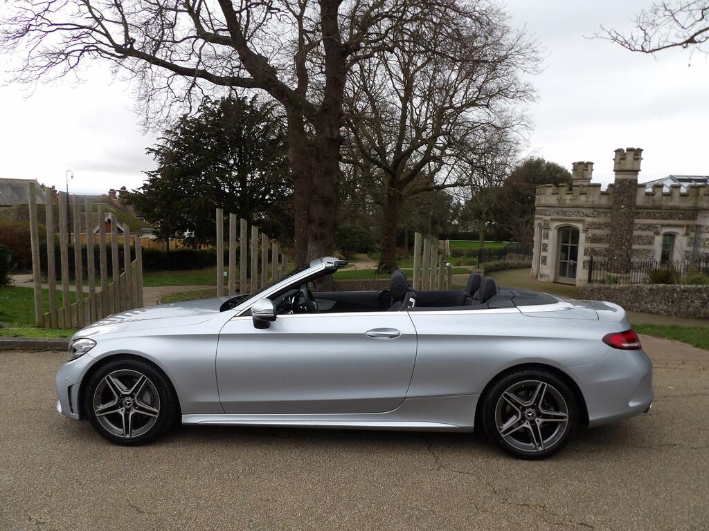 Mercedes-Benz C Class 1.5 C200 Mhev Amg Line Edition Cabriolet Petro BC22HNN Silver #3