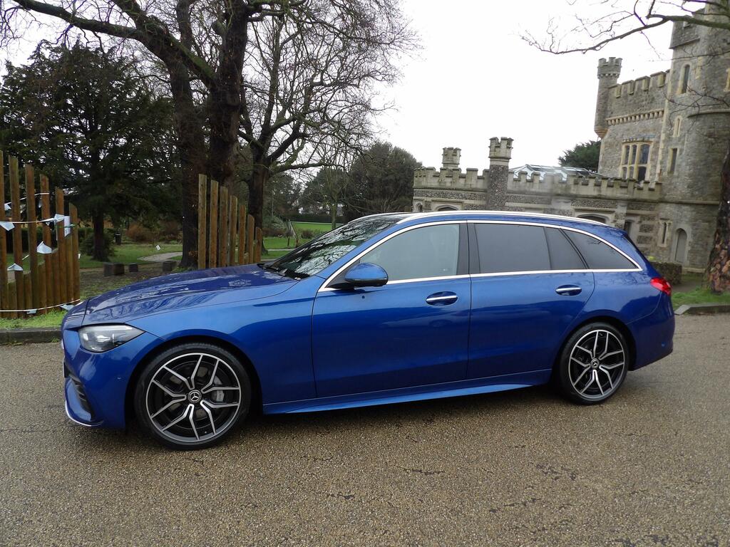 Mercedes-Benz C Class 2.0 C300h Mhev Amg Line Premium Plus Estate KM23DXX Blue #2