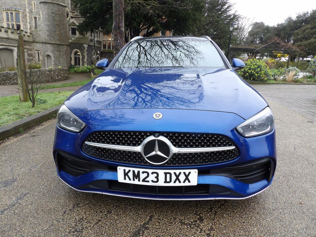 Mercedes-Benz C Class 2.0 C300h Mhev Amg Line Premium Plus Estate KM23DXX Blue #4