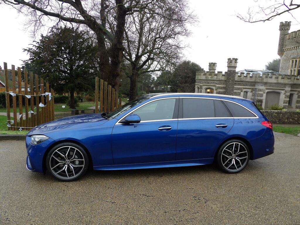 Mercedes-Benz C Class 2.0 C300h Mhev Amg Line Premium Plus Estate KM23DXX Blue #3