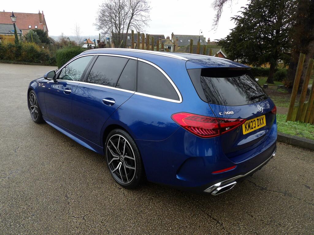 Mercedes-Benz C Class 2.0 C300h Mhev Amg Line Premium Plus Estate KM23DXX Blue #6