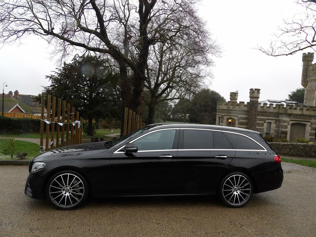 Mercedes-Benz E Class 2.0 E200 Amg Line Premium Estate G-tr OE68FHV Black #4