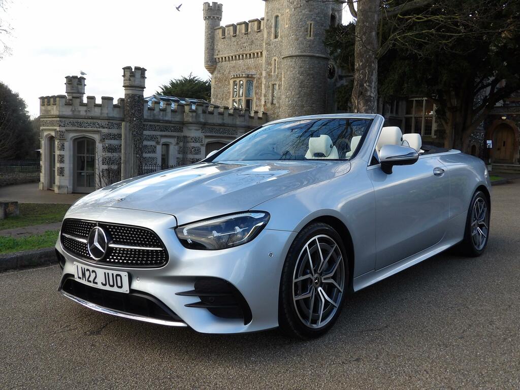 Mercedes-Benz E Class 2.0 E220d Amg Line Premium Cabriolet Silver