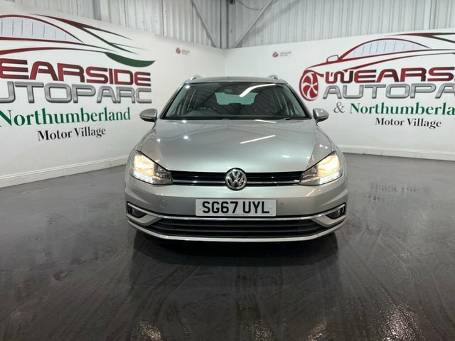 Volkswagen Golf 2.0 Tdi Bluemotion Tech Gt Estate Dsg E SG67UYL Silver #2