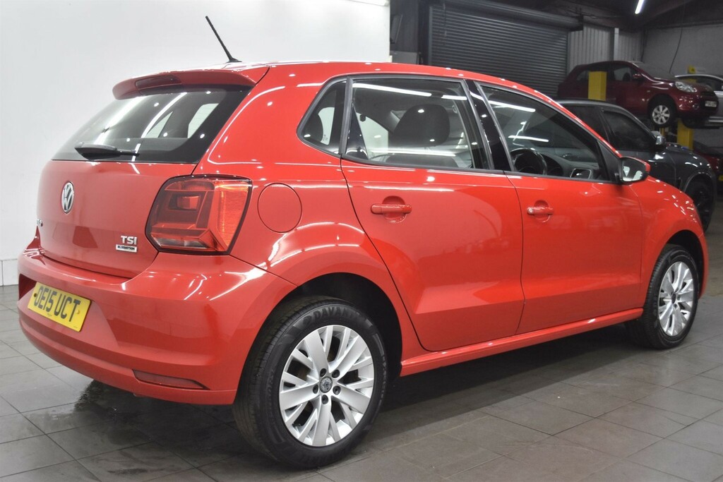 Volkswagen Polo 1.0 Bluemotion Tech Se Euro 6 Ss OE15UCT Red #2