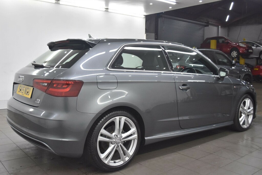 Audi A3 2.0 Tdi S Line S Tronic Quattro Euro 6 Ss SK15NGU Grey #2