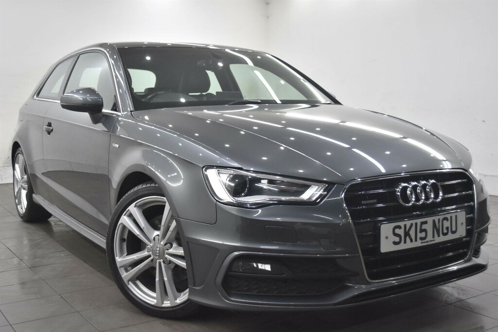 Audi A3 2.0 Tdi S Line S Tronic Quattro Euro 6 Ss SK15NGU Grey #5