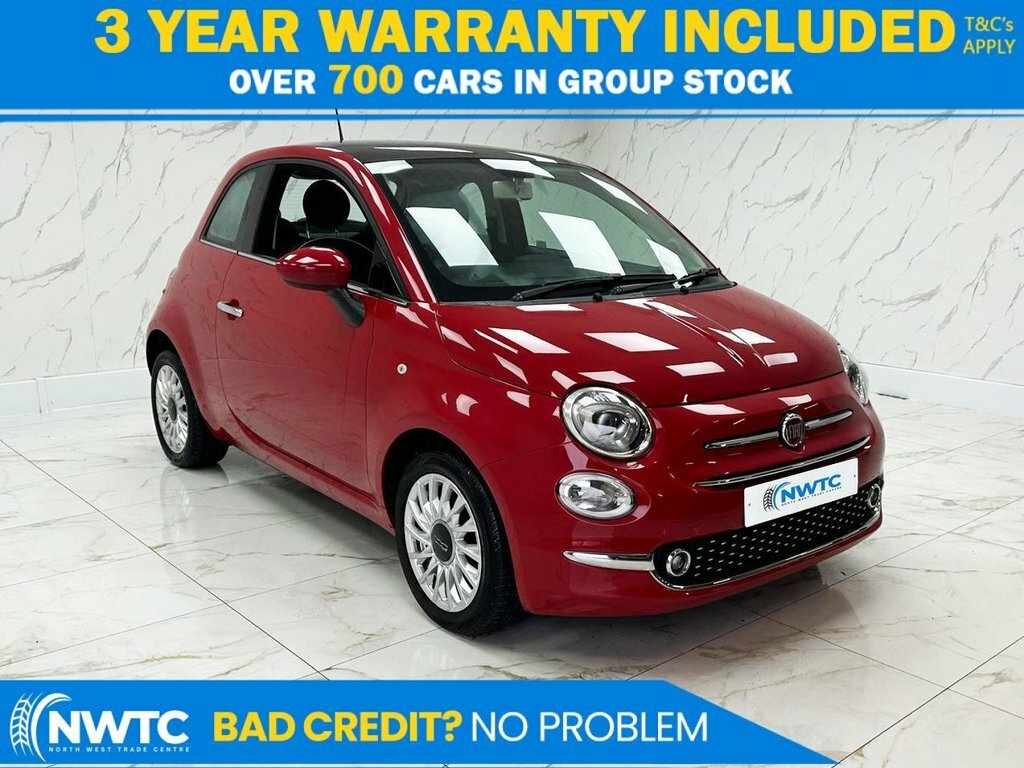 Fiat 500 1.2L Lounge Red