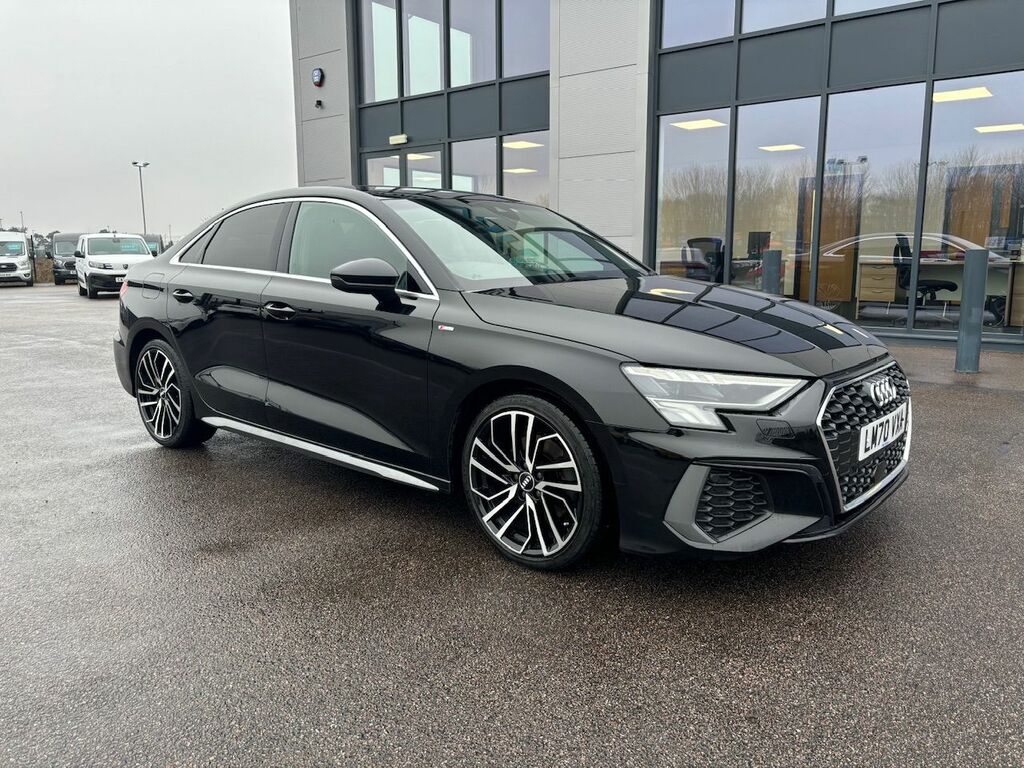 Audi A3 1.5 Tfsi 35 S Line Saloon S Tronic 150Ps Black