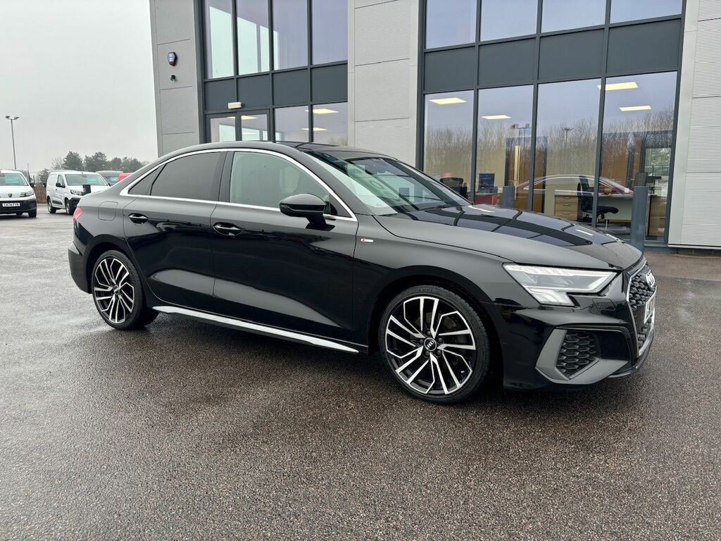 Audi A3 1.5 Tfsi 35 S Line Saloon S Tronic 150Ps LM70VXA Black #2