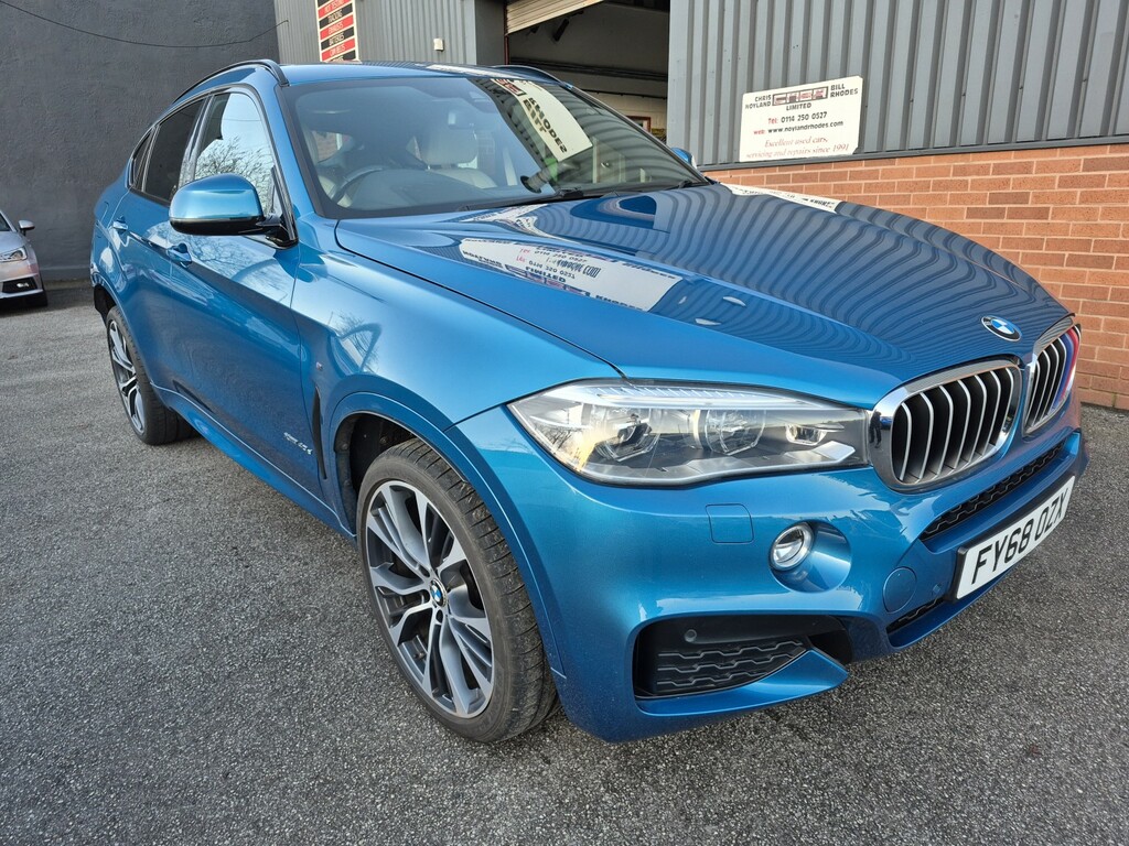 BMW X6 3.0 X6 Xdrive40d M Sport 2018 Blue