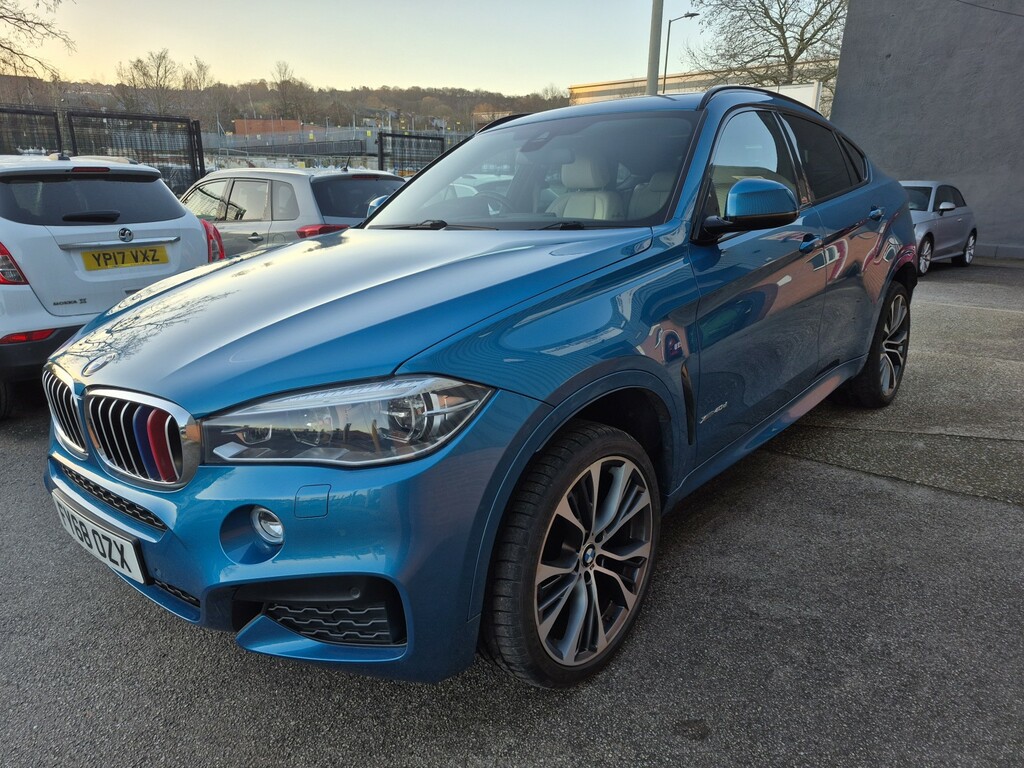 BMW X6 3.0 X6 Xdrive40d M Sport 2018 FY68OZX Blue #5