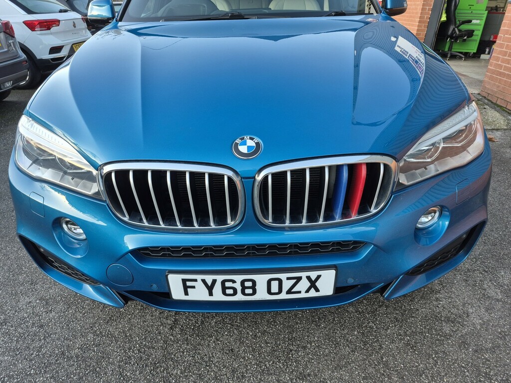 BMW X6 3.0 X6 Xdrive40d M Sport 2018 FY68OZX Blue #6