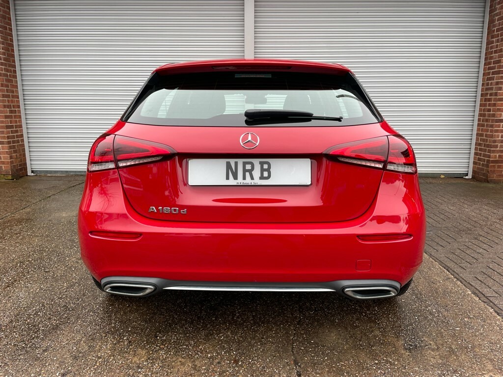 Mercedes-Benz A Class A 180 D Sport KK68VYT Red #4