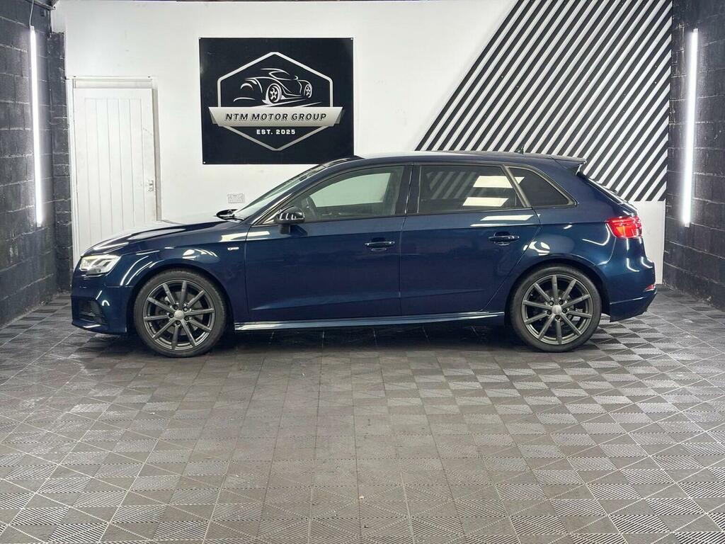 Audi A3 2.0 Tdi Black Edition Sportback S Tronic Quattro E Blue #2