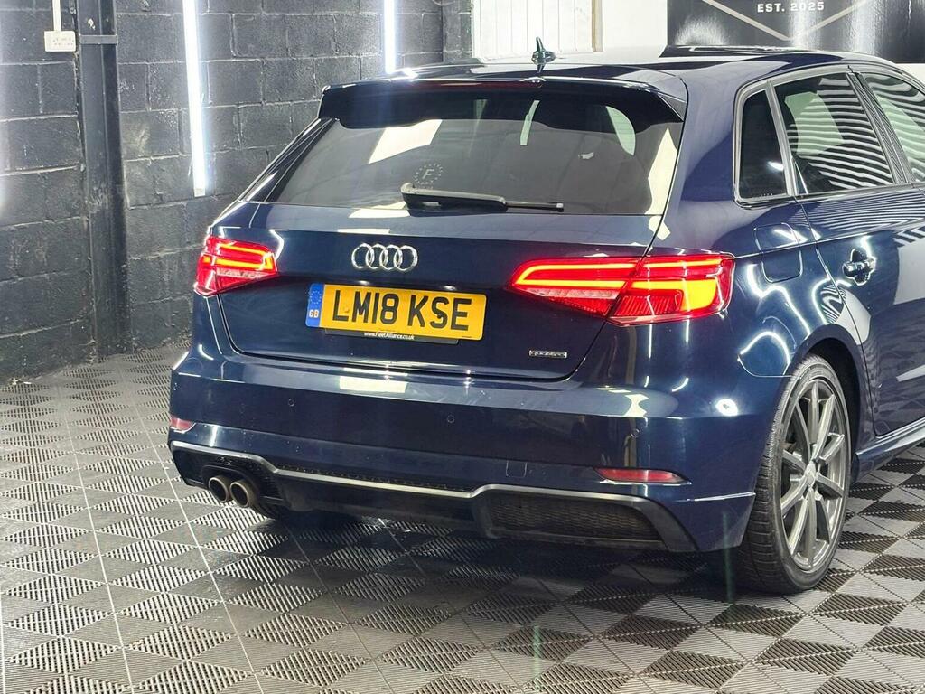 Audi A3 2.0 Tdi Black Edition Sportback S Tronic Quattro E Blue #6