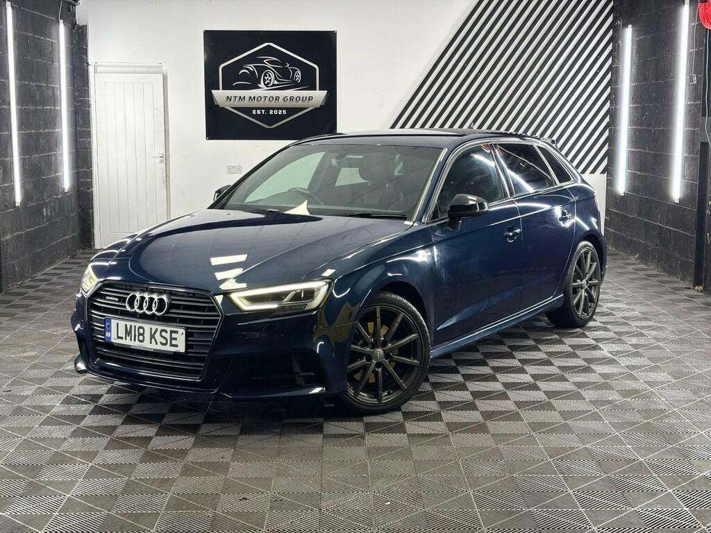 Audi A3 2.0 Tdi Black Edition Sportback S Tronic Quattro E Blue