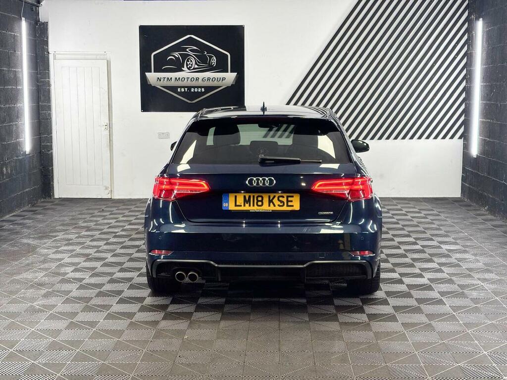 Audi A3 2.0 Tdi Black Edition Sportback S Tronic Quattro E Blue #3