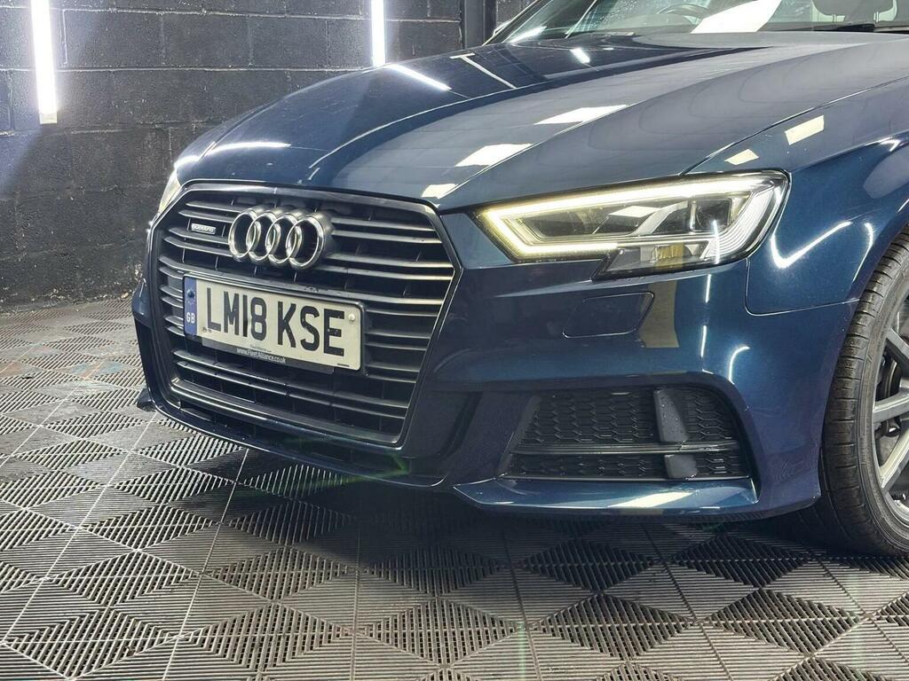 Audi A3 2.0 Tdi Black Edition Sportback S Tronic Quattro E Blue #5