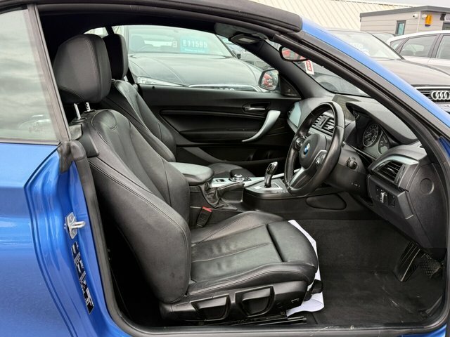 BMW 2 Series 218D M Sport Convertible ST17MLE Blue #4