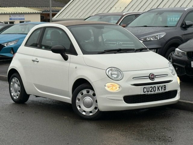 Fiat 500C Pop Convertible White