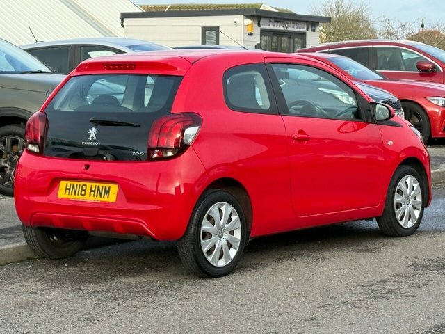 Peugeot 108 Active Hatchback HN18HNM Red #3