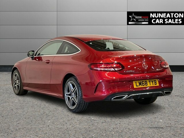 Mercedes-Benz C Class 2.0 C220d Amg Line Premium Coupe G-tr Red #5