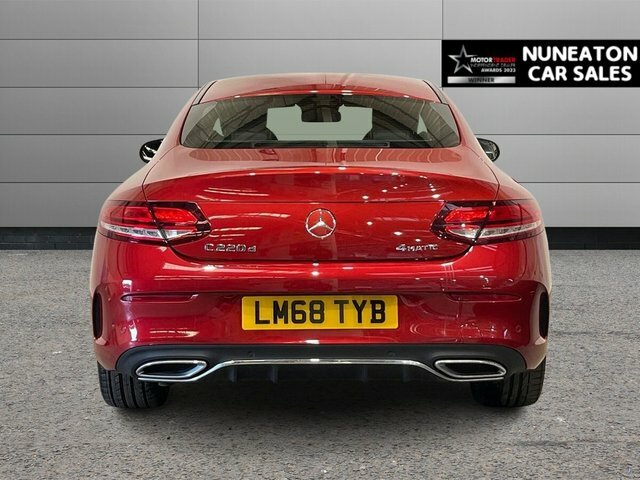 Mercedes-Benz C Class 2.0 C220d Amg Line Premium Coupe G-tr Red #4