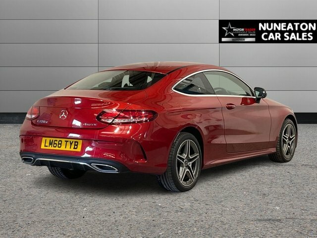 Mercedes-Benz C Class 2.0 C220d Amg Line Premium Coupe G-tr Red #3