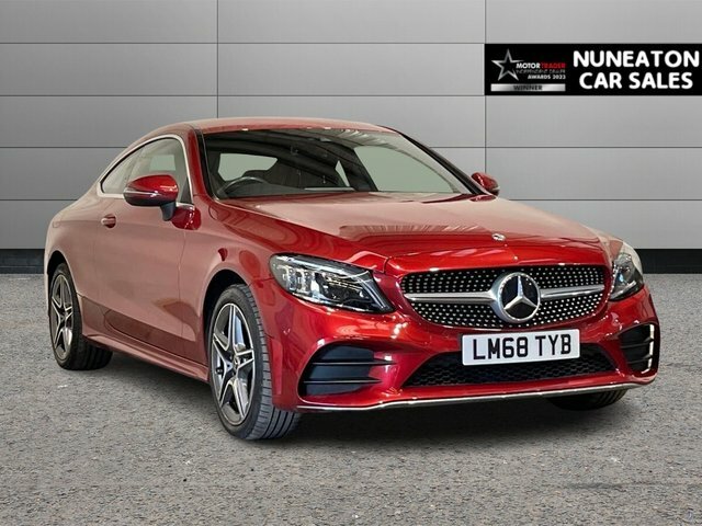 Mercedes-Benz C Class 2.0 C220d Amg Line Premium Coupe G-tr Red
