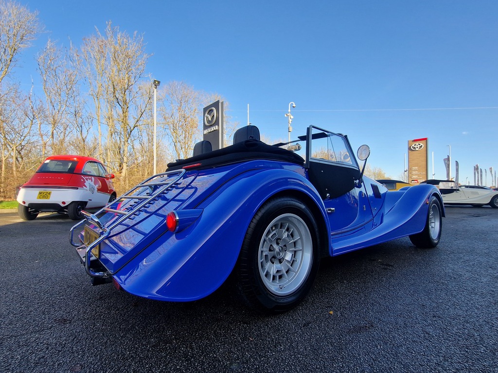 Morgan Plus Four Convertible Yellow #2