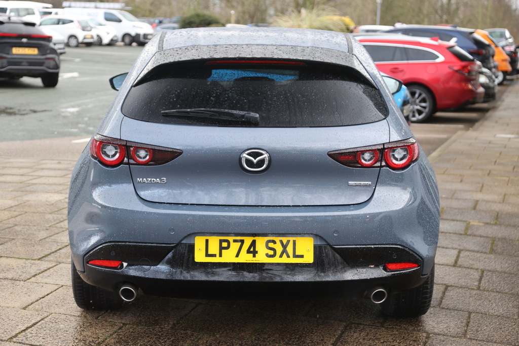 Mazda 3 2.5 E-skyactiv G Mhev 140 Exclusive-line LP74SXL Grey #4