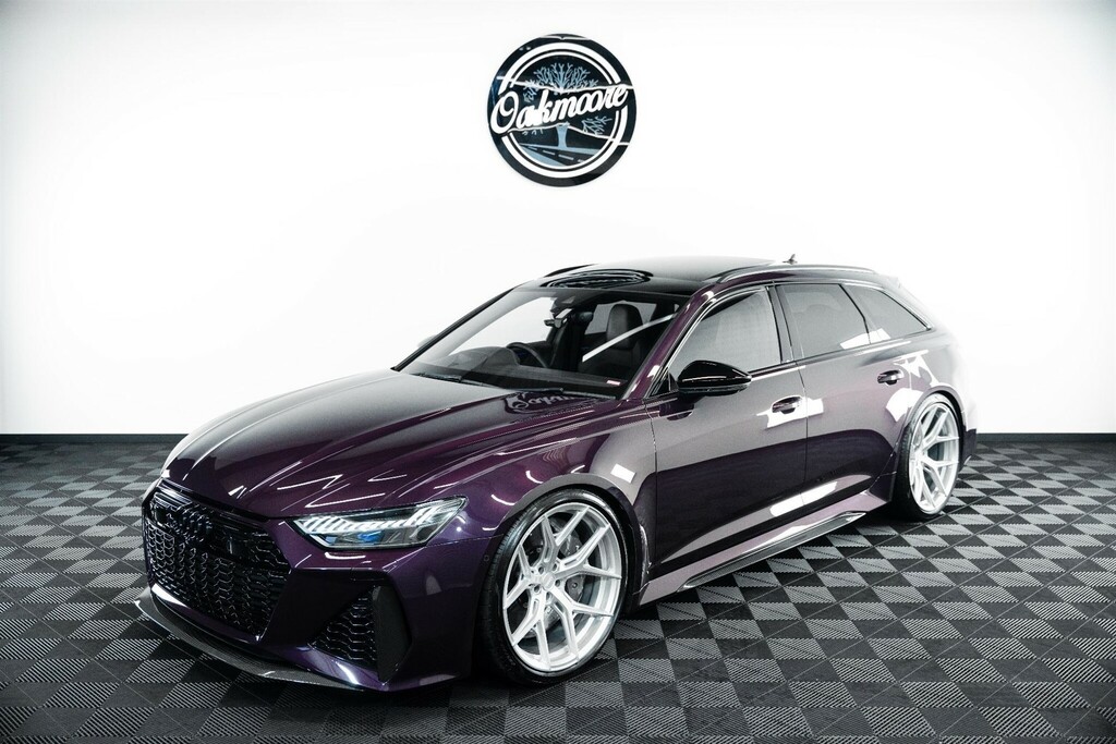 Audi RS6 Avant Estate YY21VXA Purple #2