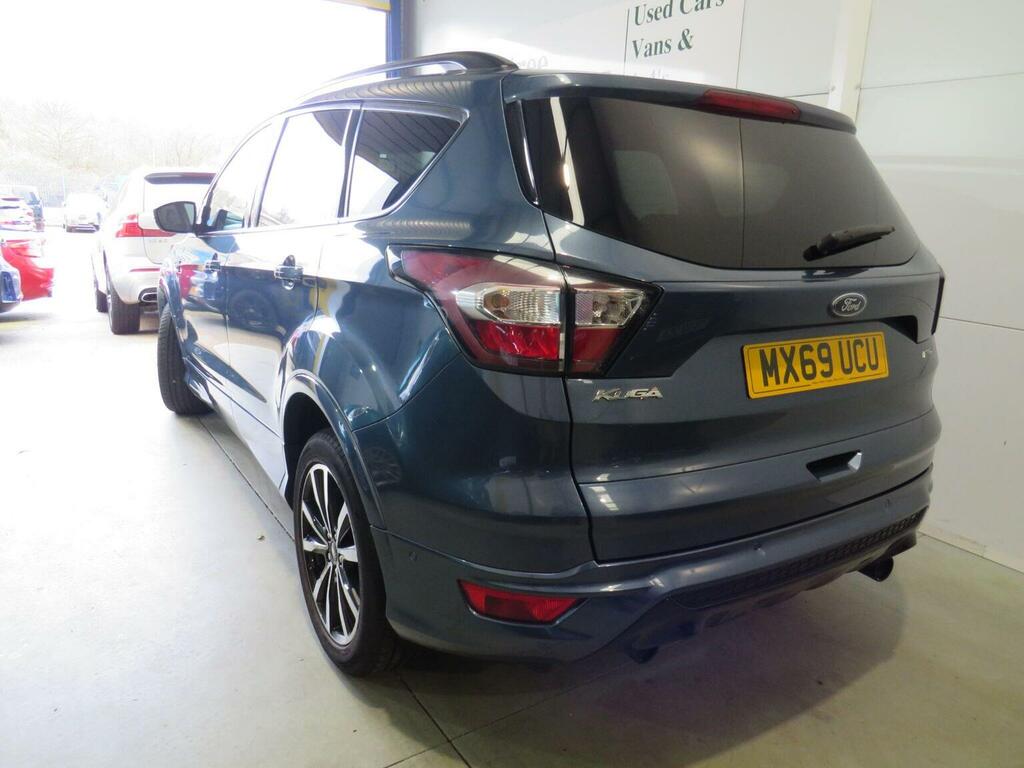 Ford Kuga 2.0 Tdci St-line Powershift Awd Euro 6 Ss MX69UCU Blue #4