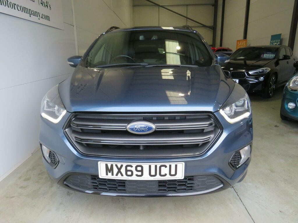 Ford Kuga 2.0 Tdci St-line Powershift Awd Euro 6 Ss MX69UCU Blue #2