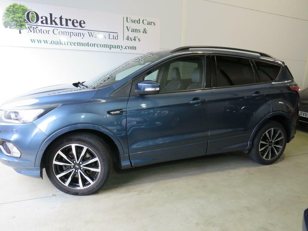 Ford Kuga 2.0 Tdci St-line Powershift Awd Euro 6 Ss MX69UCU Blue #3