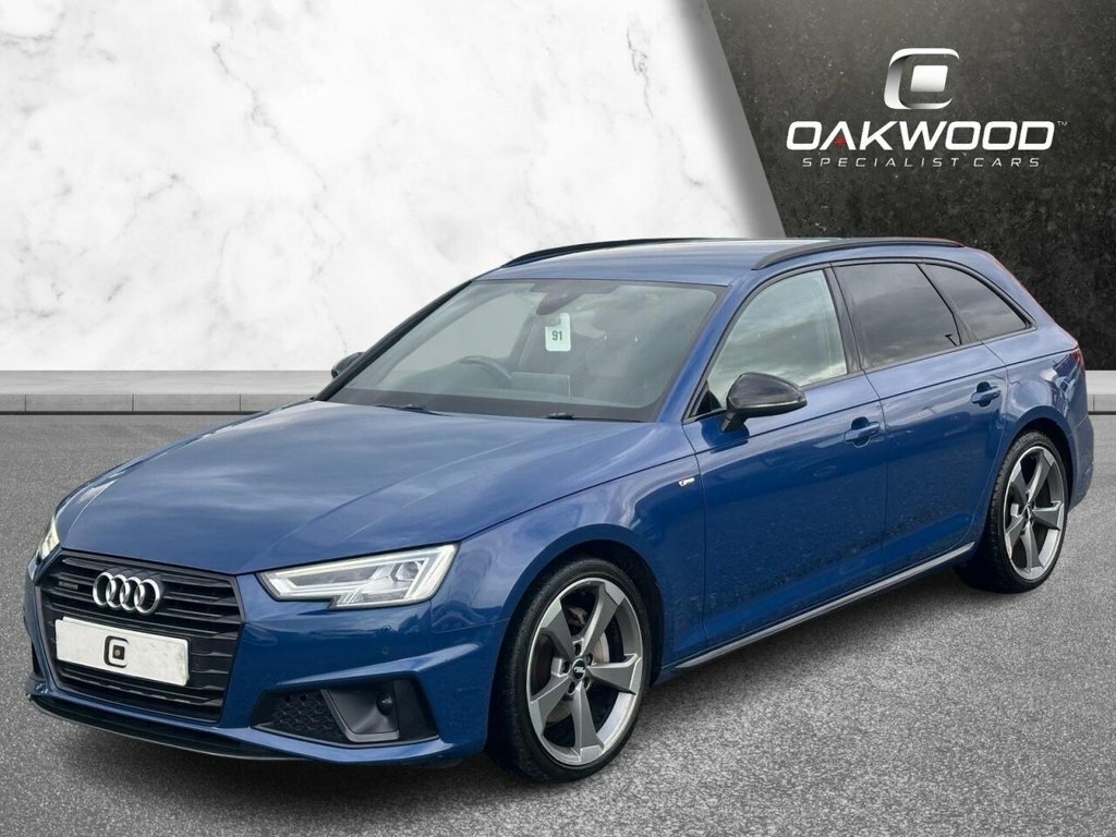 Audi A4 Avant 2L Black Edition RK69HHO Blue #3