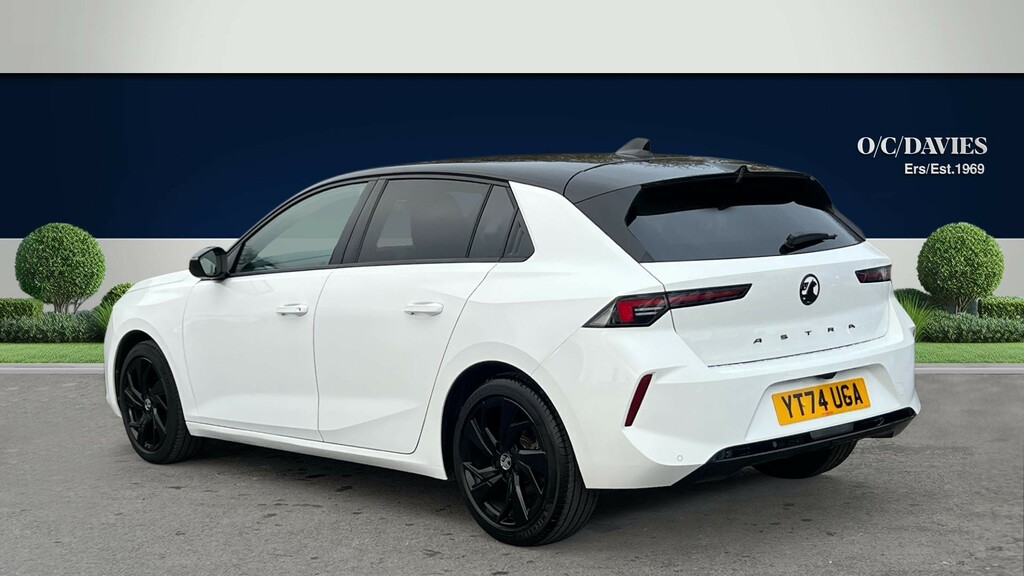 Vauxhall Astra 1.2 Turbo Gs Hatchback Euro 6 S YT74UGA White #3