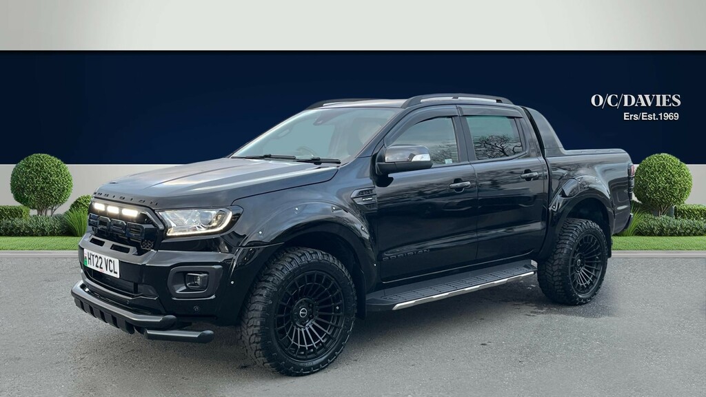 Ford Ranger Obsidian 2.0 Ecoblue Wildtrak Pickup Double Cab HT22VCL Black #4