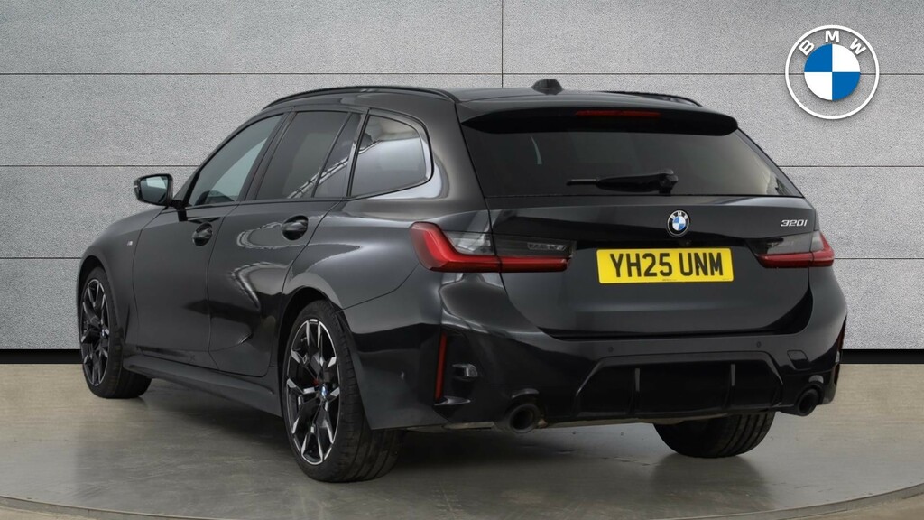 BMW 3 Series M Sport Touring YH25UNM Black #2