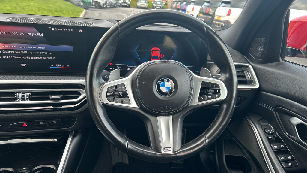 BMW 3 Series Saloon WG72PWY Red #5