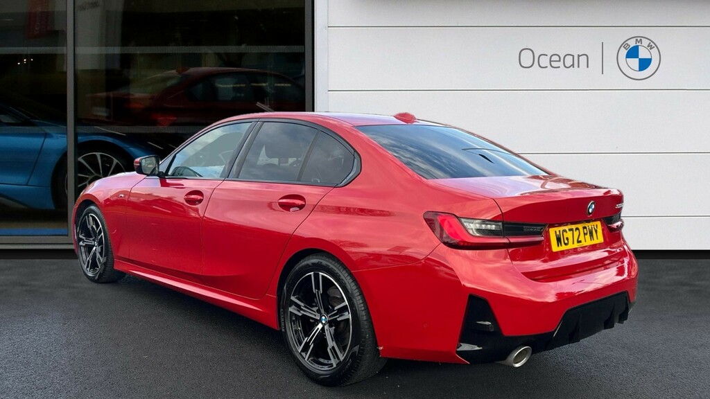 BMW 3 Series Saloon WG72PWY Red #2