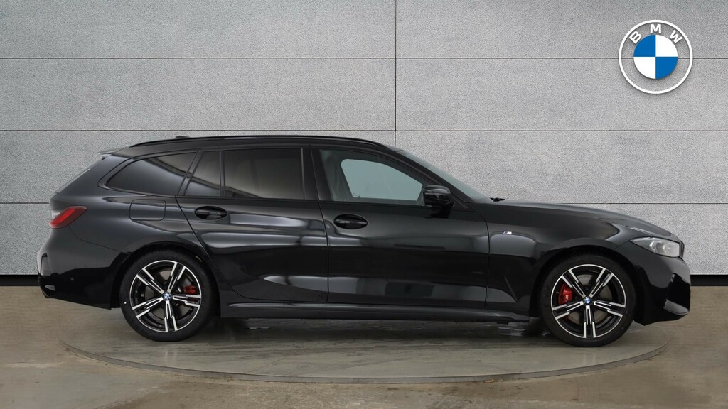 BMW 3 Series Estate YC25WLV Black #3