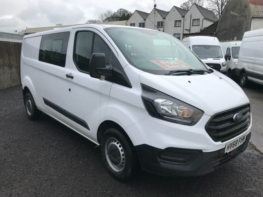 Ford Transit Custom 2.0 Tdci 105Ps Low Roof D Cab Van White