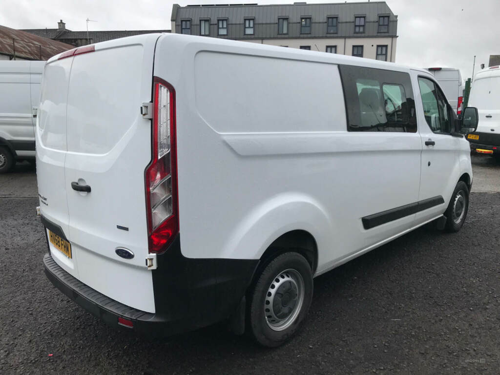 Ford Transit Custom 2.0 Tdci 105Ps Low Roof D Cab Van HV68FHM White #3