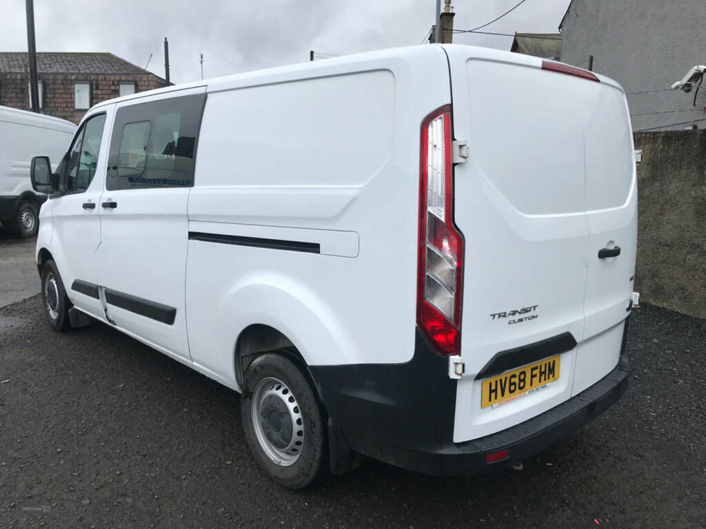 Ford Transit Custom 2.0 Tdci 105Ps Low Roof D Cab Van HV68FHM White #4