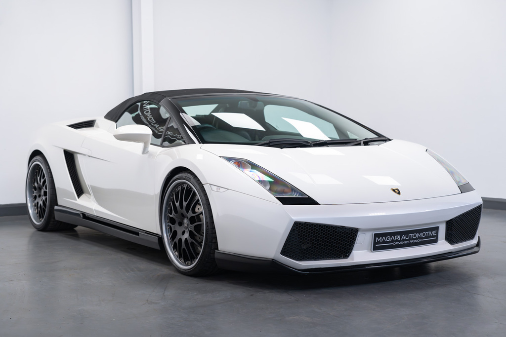 Lamborghini Gallardo 5.0 V10 Spyder Egear Silver #6