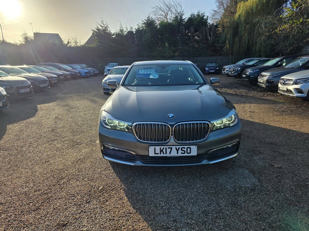 BMW 7 Series Saloon LK17YSO Grey #2
