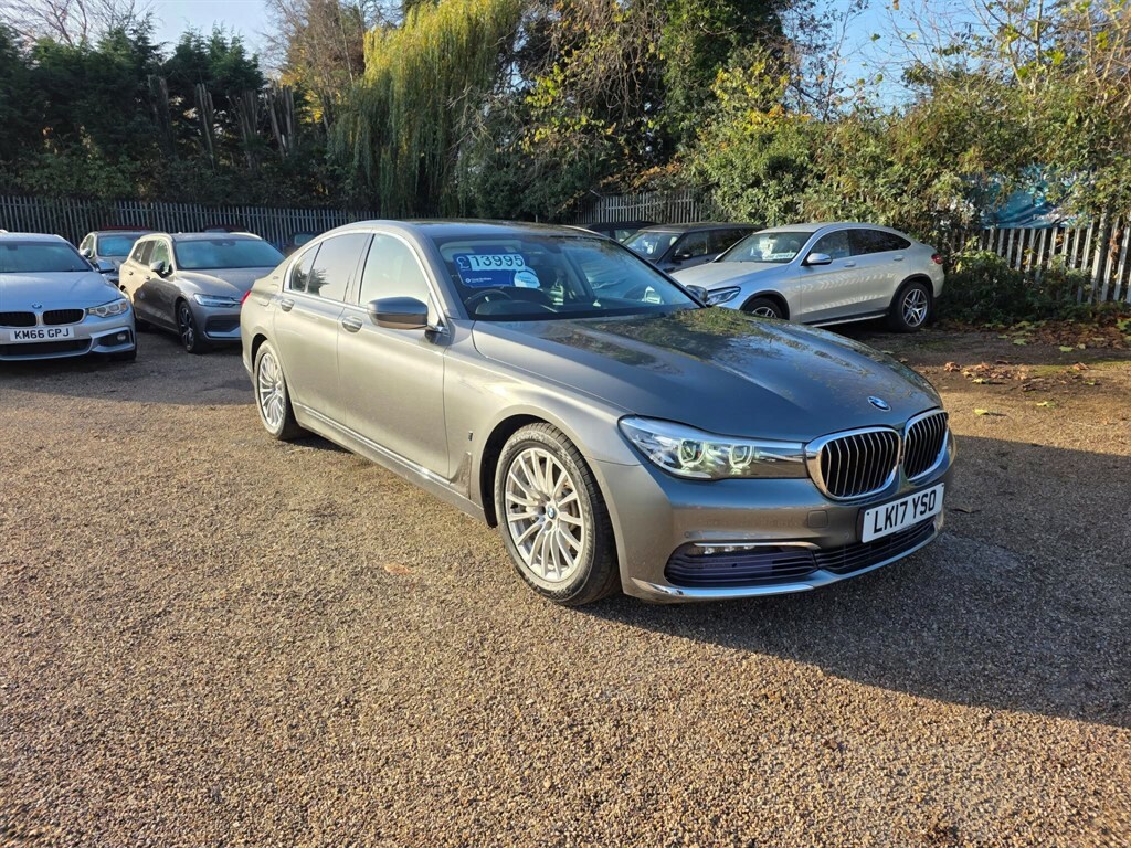 BMW 7 Series Saloon LK17YSO Grey #3